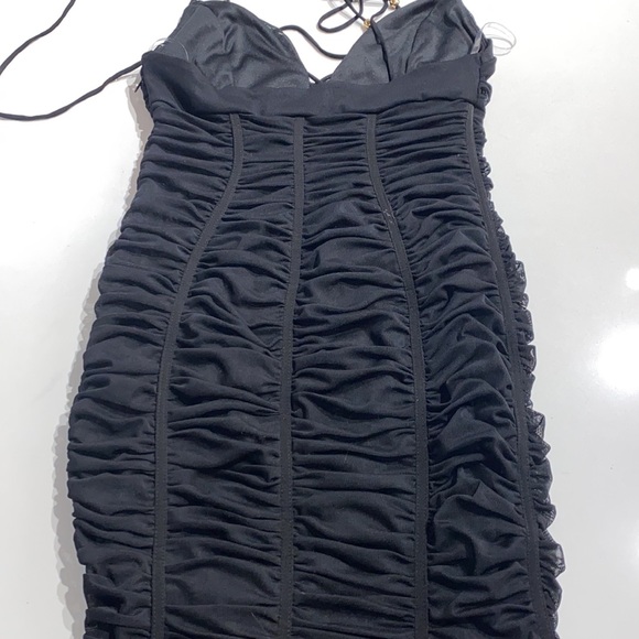 Fiestar Ruched Mini Cocktail Dress - Picture 6 of 7